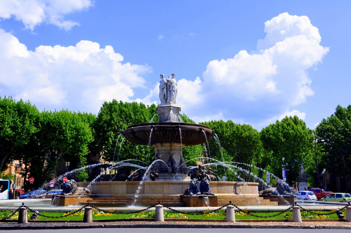 Fontaine de la Rotonde Aix en Provence