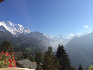 beautiful alpine view